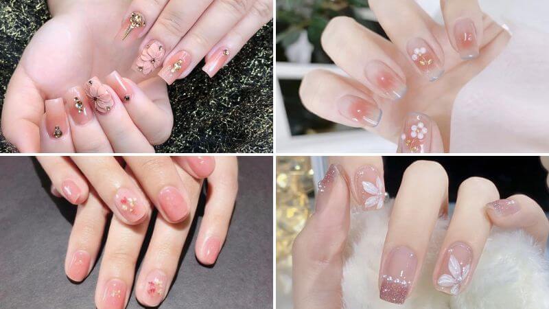 Các mẫu nail đơn giản, dễ thương cho nàng