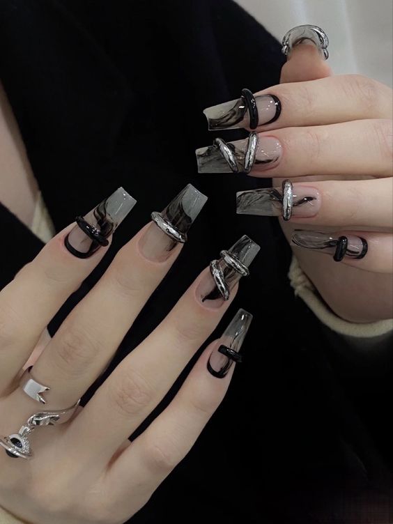Mẫu nail ngầu